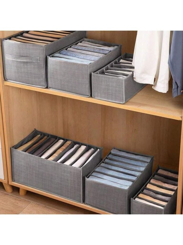 Pants Storage Bag, Jeans Storage Partition, Clothes Sweater Storage Box, Clothing Classification Wardrobe Coat Storage BoX - Image 2