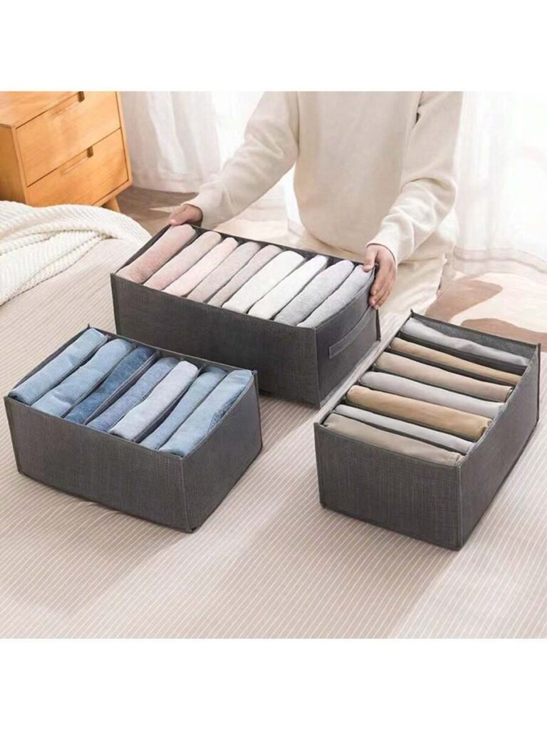Pants Storage Bag, Jeans Storage Partition, Clothes Sweater Storage Box, Clothing Classification Wardrobe Coat Storage BoX - Image 5