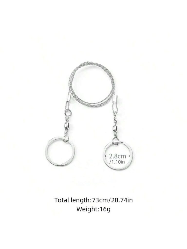 1PC Third-generation Wire Saw, Stainless Steel Wire, Rope Chain Puzzle, Life- saving Saw, Camping Supplies, Outdoor Survival Tools - Image 4
