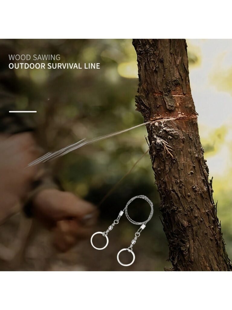 1PC Third-generation Wire Saw, Stainless Steel Wire, Rope Chain Puzzle, Life- saving Saw, Camping Supplies, Outdoor Survival Tools - Image 3