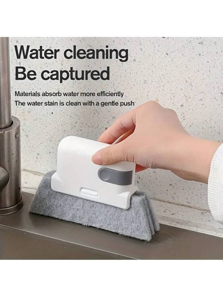 Universal Window Rail Cleaning Brush, Easy To Clean Small Gaps and Frames, Kitchen Counter Top Cleaning Tool - Image 2