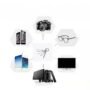 1 pc Tuscom Eyeglass Screwdriwer Keyring = 3-in-1 Keychain Repair Tool for Glasses. Watches, and Electronics
