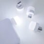 10pcs Mini USB Night Light Warm White Eye Protection Book Reading Light USB Plug Computer Mobile Power Charging LED Night Lamp
