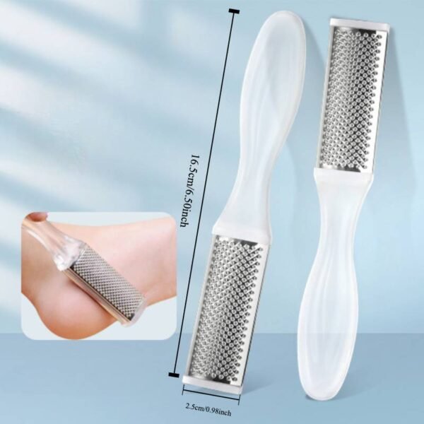 2pcs Pedicure Foot File Foot Heel Scraper Foot Rasp Foot File And Callus Remover For Feet, Foot Scrubber For Dead Skin - Image 3
