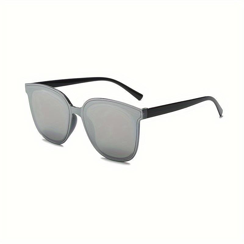 Fashionable Gradient Color Sun Glasses, Retro Sunshade Blackout Driving Driving Special Sunglasses – Imitation White