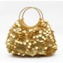 Single Crochet Gold Handbag