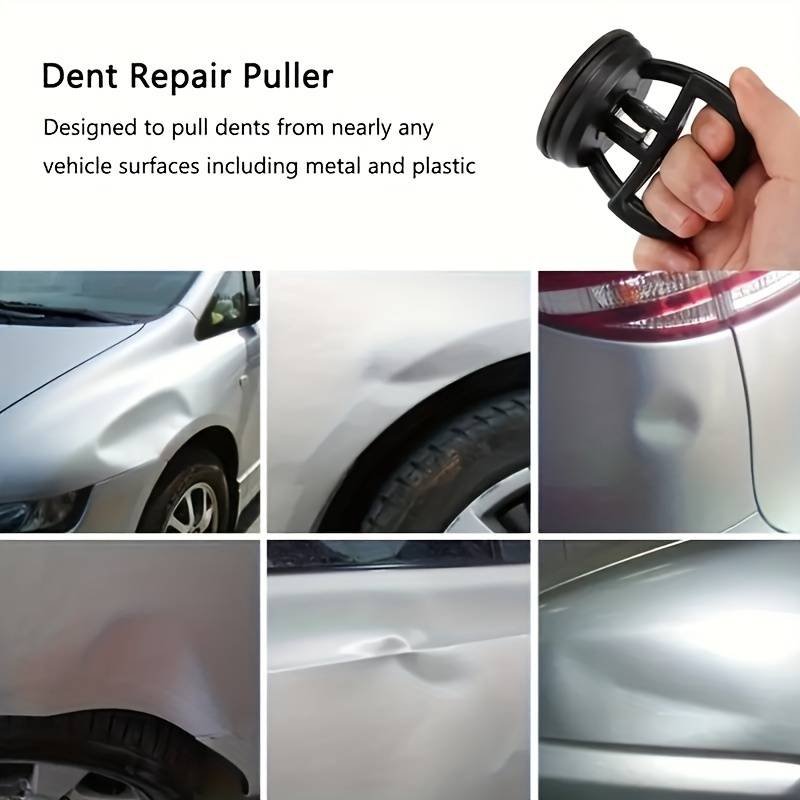 Car Dent Repair Universal Mini Puller Suction Cup Bodywork Pane! Sucker Remover Tool Heavy-duty Rubber For Glass Metal Plastic – Black