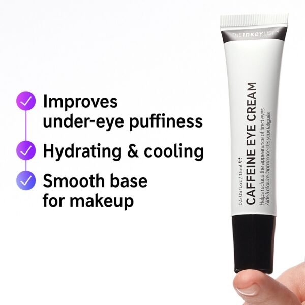 The INKEY List Caffeine De-puffing + Dark Circle Eye Cream - Image 2