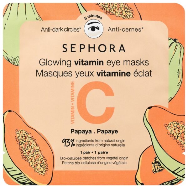 SEPHORA COLLECTION Vitamin Eye Masks Papaya + Vitamin C