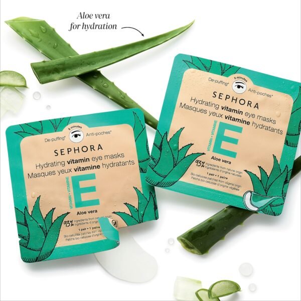 SEPHORA COLLECTION Vitamin Eye Masks Aloe Vera + Vitamin E - Image 2