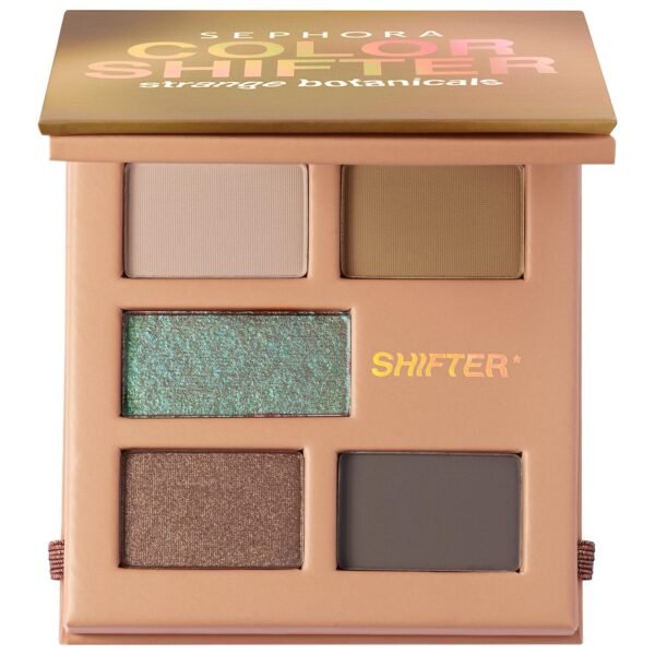 SEPHORA COLLECTION Mini Color Shifter Strange Botanicals Eyeshadow Palette Mystic Brown Mushroom - a combination of nude and earthy shades