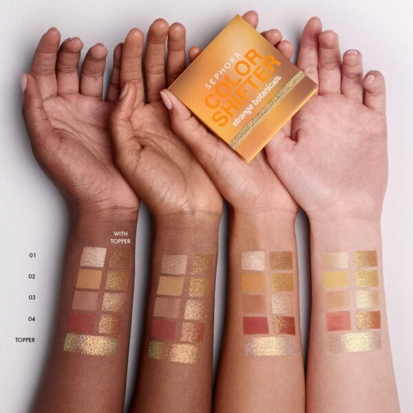 SEPHORA COLLECTION Mini Color Shifter Strange Botanicals Eyeshadow Palette Hypnotic Yellow Sunflower - Image 4
