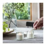 ADLAD Scented candle in glass, scandinavian woods/white - Image 2