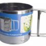 Stainless Steel Flour Sifter for Baking, Manual Design Sugar Powder