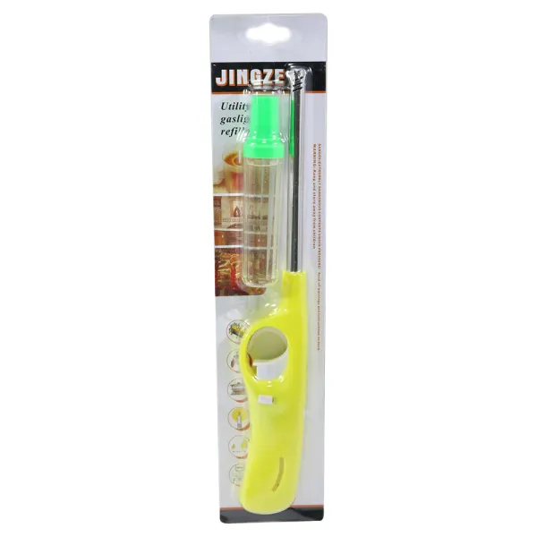 Utility Gaslighter Refillable With Fluid Gas Bottle