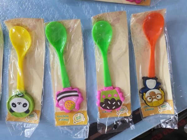 Plastic spoon colourful spoon kids spoon