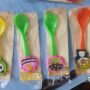 Plastic spoon colourful spoon kids spoon