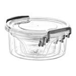 Plastic Container Set of 5 Round Containers
