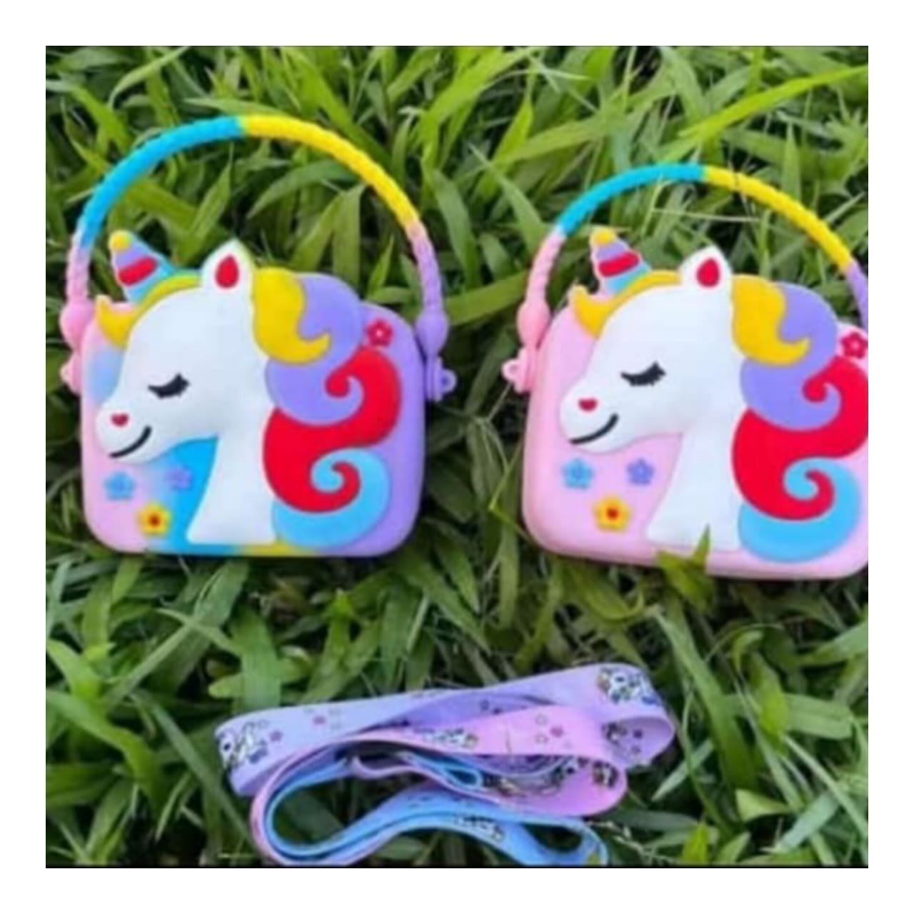 Cute Silicone Bow Shape Kids Mini Shoulder Bag