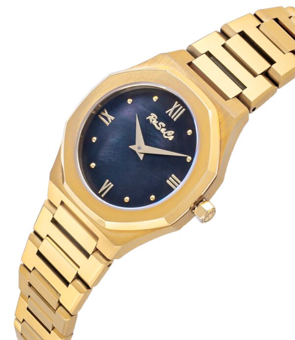 Rusace Ladies Black Dial 316 Stainless Steel Watch - Image 2