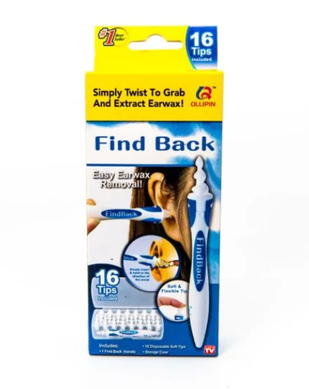FIND BACK EASY EARWAX REMOVAL