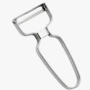 Stainless Steel Peeler with Serrated Blade