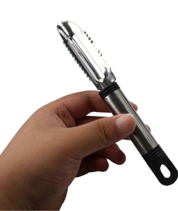 Stainless Steel Kitchen Potato Vegetable Fruit Slicer Peeler - Image 2