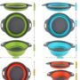 Silicone Folding Drain Basket Fruit Vegetable