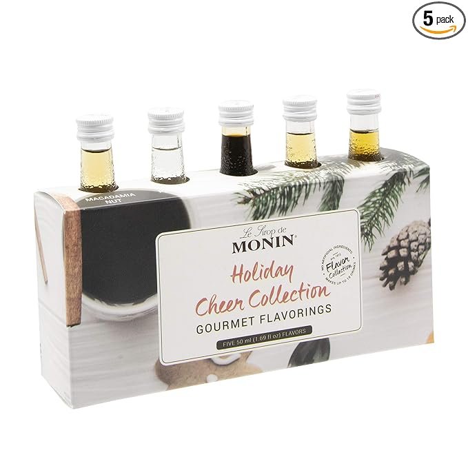 Monin 5-Flavor Holiday Cheer Collection