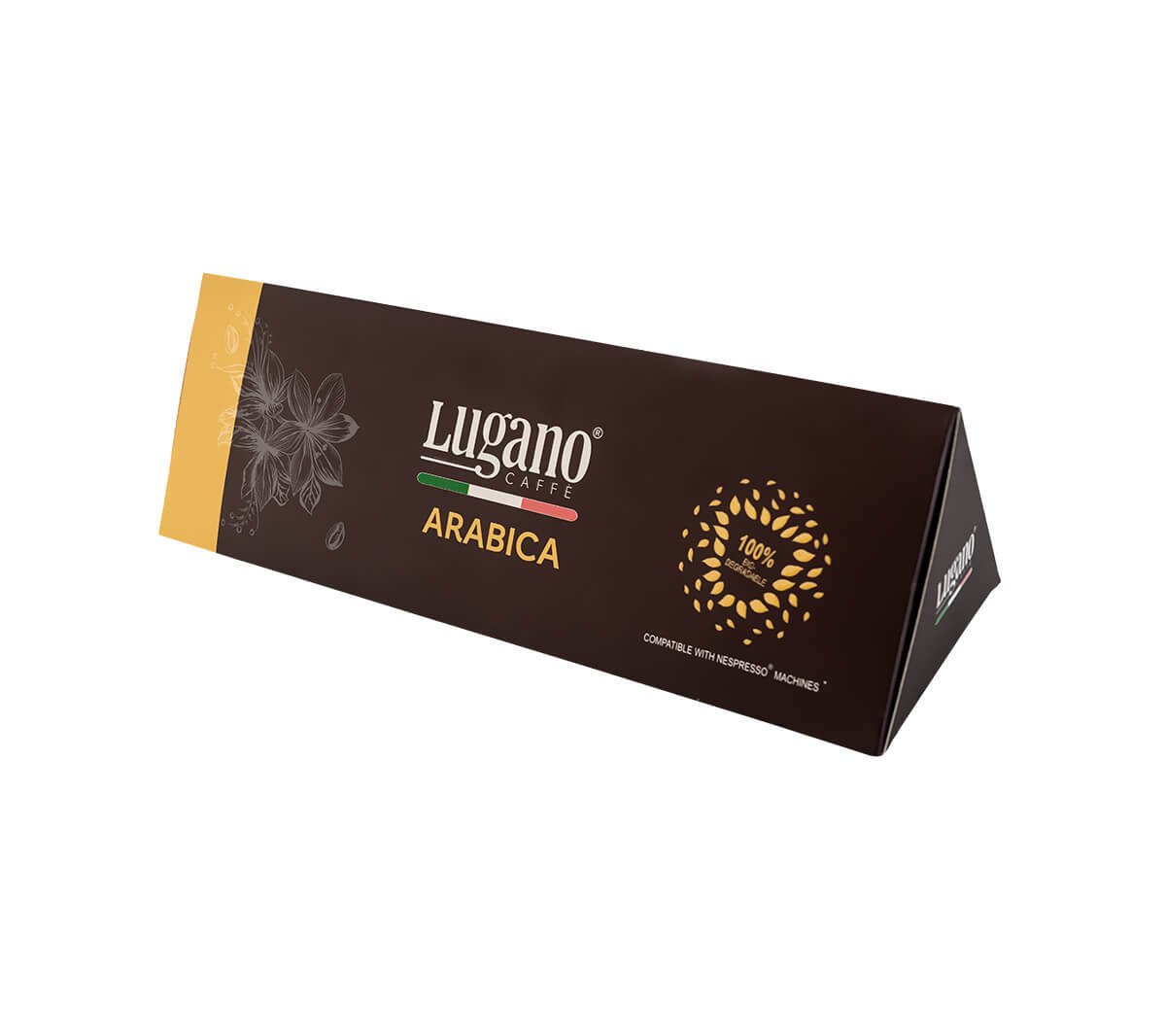 Lugano Biodegradable Arabica Espresso Capsules 10 pcs.