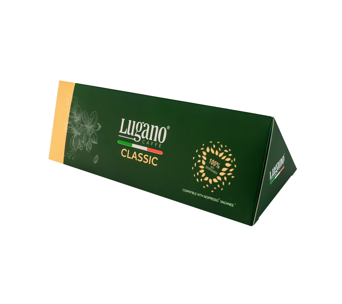 Lugano Biodegradable Classic Espresso Capsules 10 pcs.