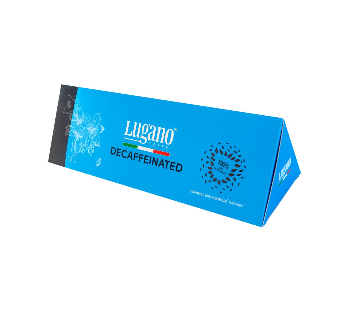 Lugano Biodegradable Decaffeinated Espresso Capsules 10 pcs.