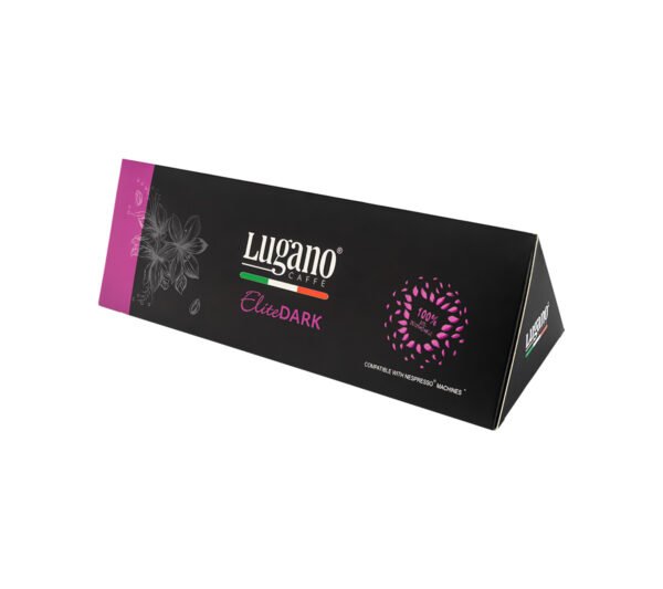 Lugano Biodegradable Elite Dark Espresso Capsules 10 pcs.