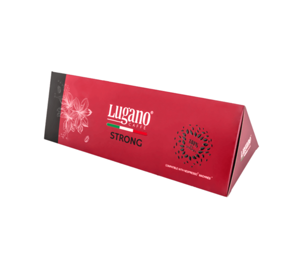 Lugano Biodegradable Strong Espresso Capsules 10 pcs.
