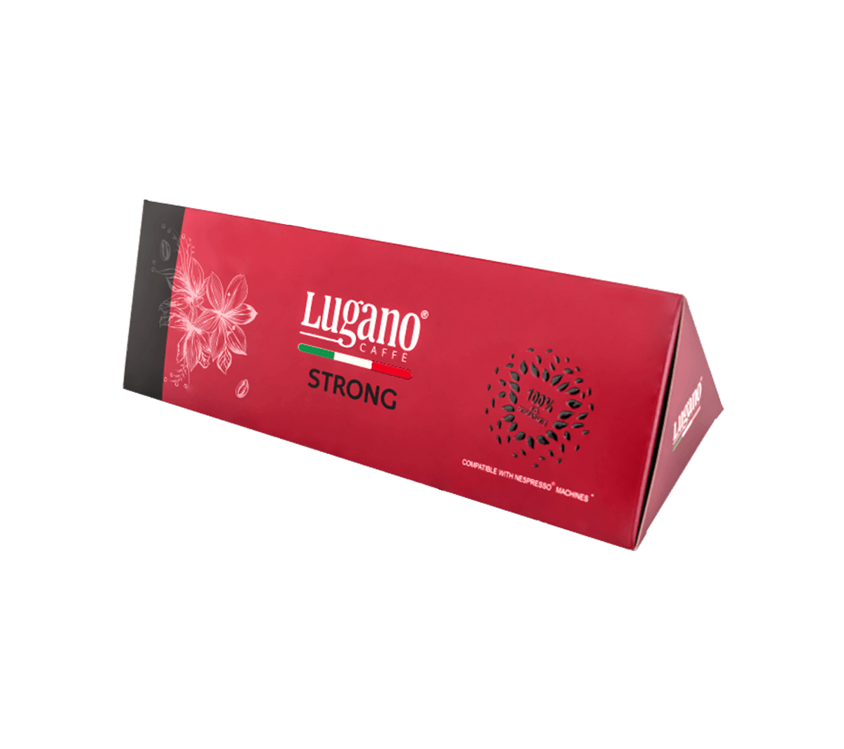 Lugano Biodegradable Strong Espresso Capsules 10 pcs.
