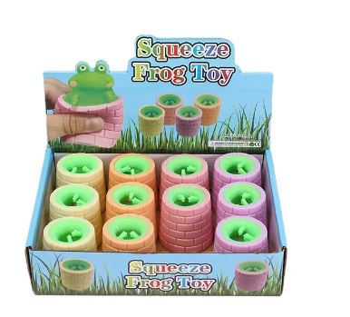 Squeeze Popping Frog Toy