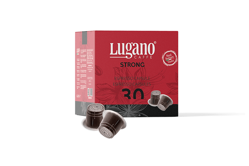 Lugano Strong Espresso Capsules 30 Packs