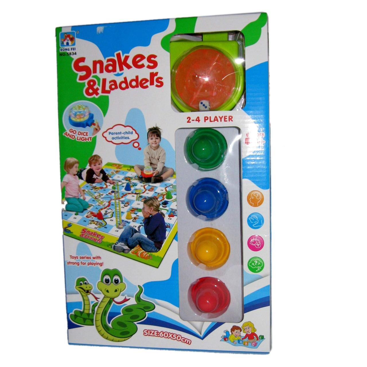 Large snakes and ladders