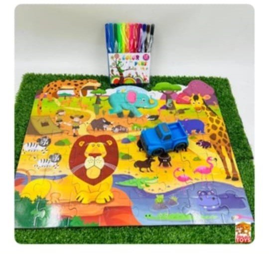 Coloring Puzzle Toy Set Kids