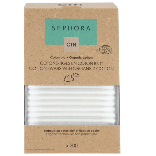 SEPHORA 200 Organic Cotton Swabs