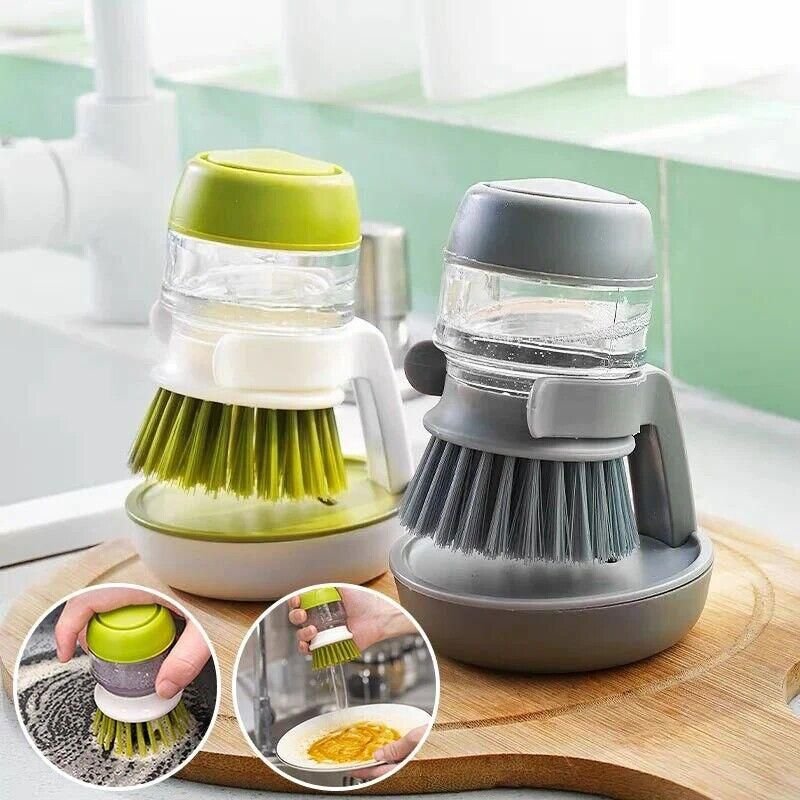 Dish Brush with Soap Dispenser