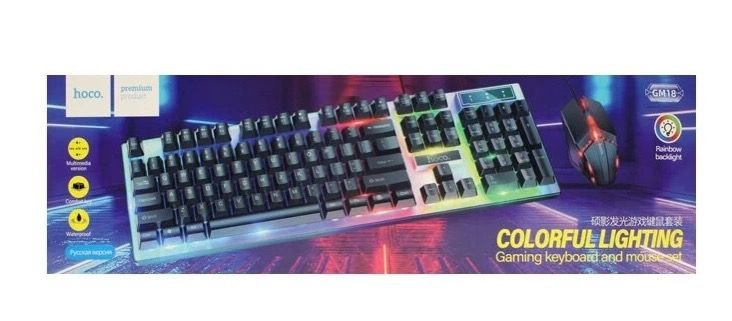 hoco gaming keyboard + mouse