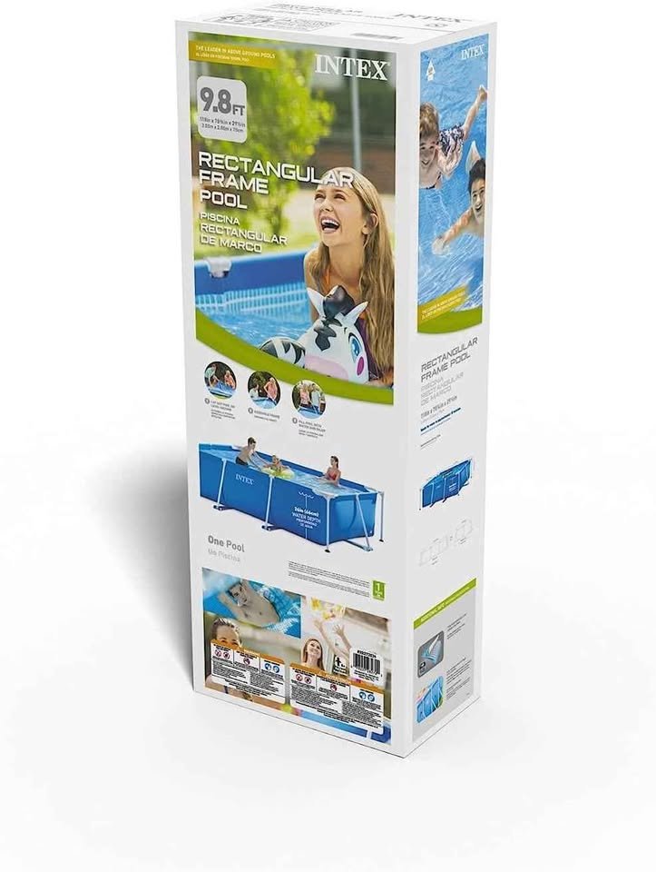 INTEX Swimming Pool Rectangular Frame 300 x 200 x 75 cm