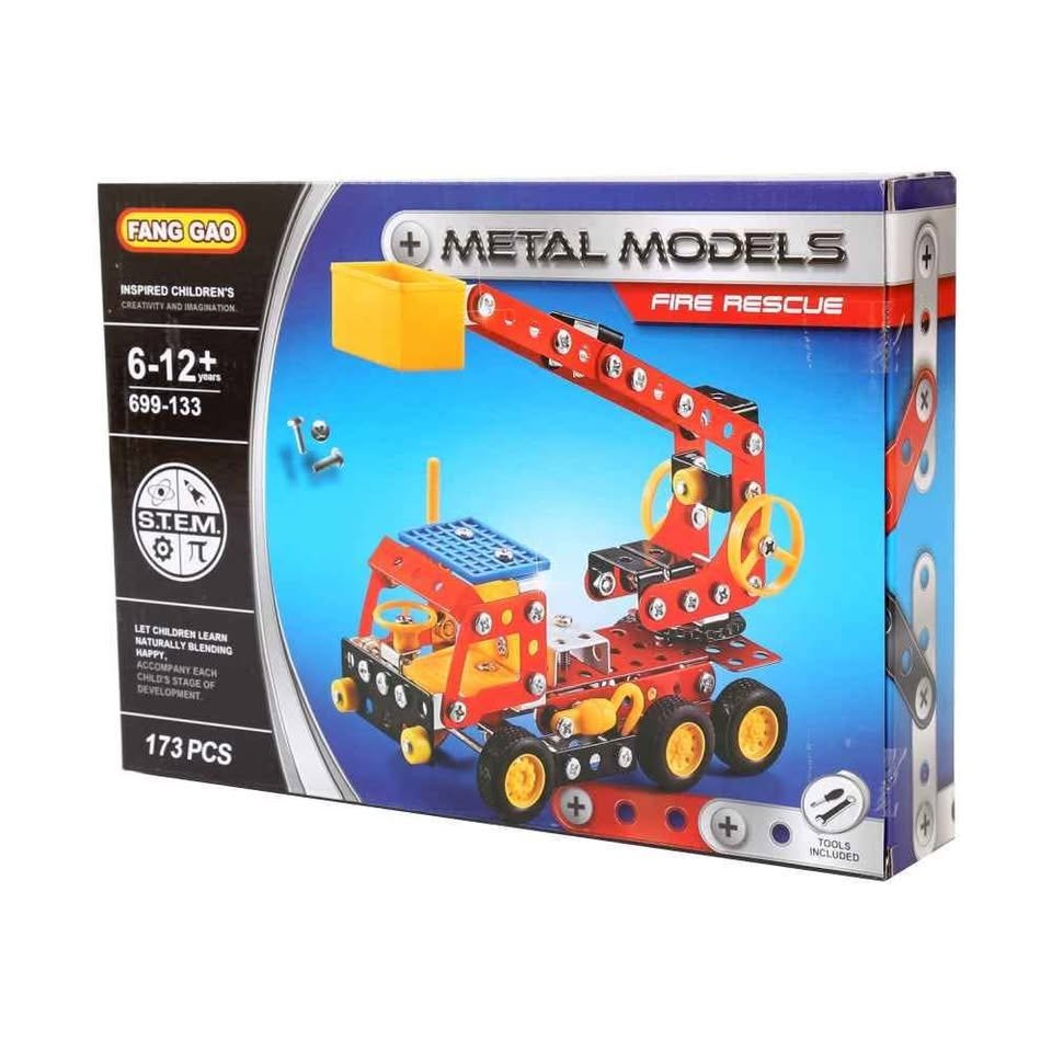 Metal models fire rescue