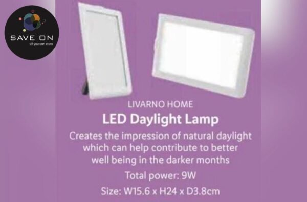 Livarno Home LED Daylight Lamp Neutral Light