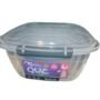 Plastic Square Tupperware Set ×4