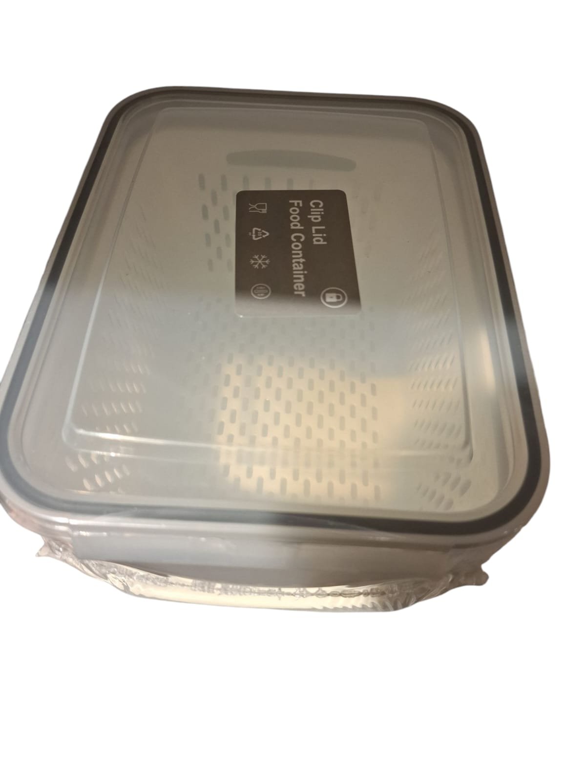 Drain Food Rectangle Tupperware Large