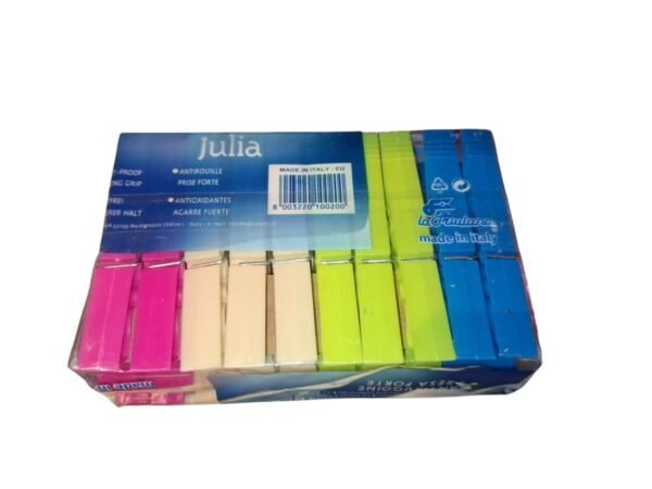 Julia 20 Plastic Cloth Pegs