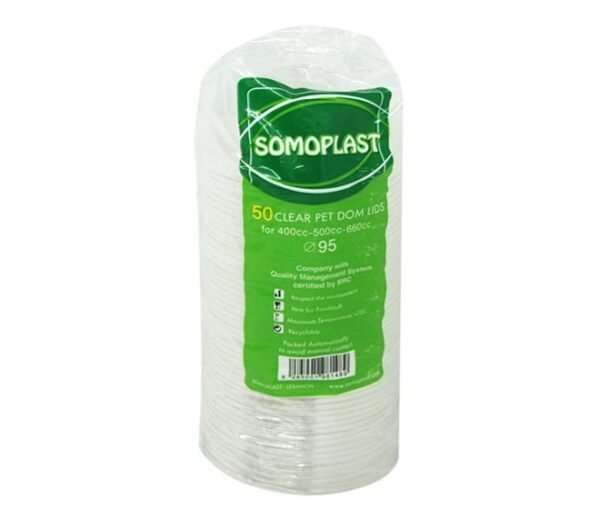 Somoplast Plastic Lids ×50