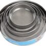 Round Stainless Steel Strainer ×6
